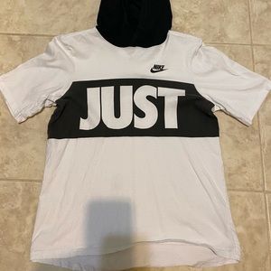 Nike shirt with hoodie